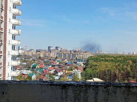 🔥Горит стройка ПИКа на Озерной.