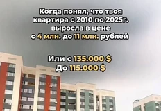 🤓Мы используем вот такую аналитическую иллюстрацию из пространства мемов к сегодняшней новости Яндекс Недвижимости, о том что «цены на новостройки в российских городах-миллионниках в июне в среднем снизились на 0,3%